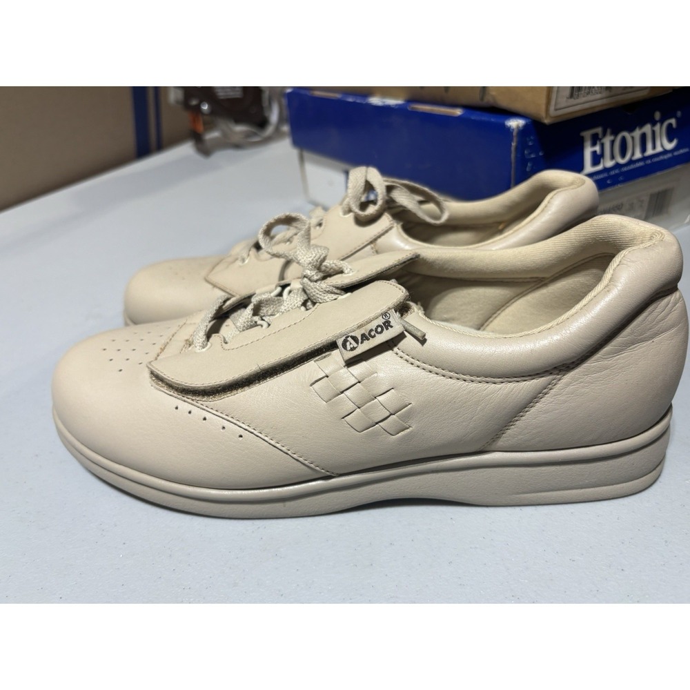 ACOR Orthopedic Diabetic Tan Leather‎ X-Static Shoes Euro 40 Women 10.5